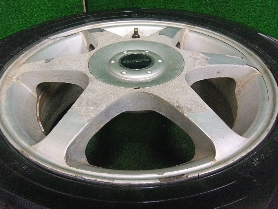 Giraru アルミ 15×5.5J OFF47 5H PCD114.3 ダンロップ WINTERMAXX SJ8 175/80R15 売切!!_画像3