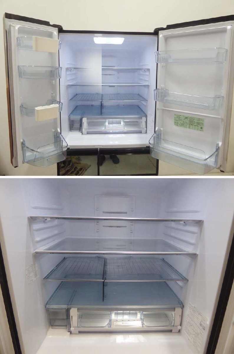 ■HITACHI 日立■2020年製 大容量 冷蔵庫 真空チルド 新鮮スリープ野菜室　R-WX62K 615L_画像2