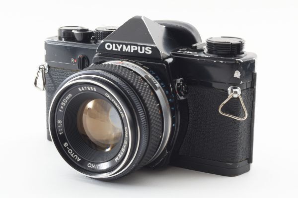 [良品]オリンパス OLYMPUS OM1 一眼レフ 35mm フィルムカメラ ブラック 黒 ＋F.Zuiko Auto-S 50mm f/1.8 2095942の画像2