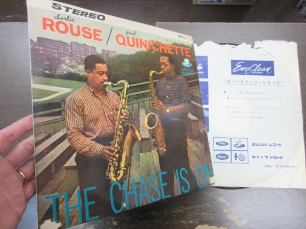 三D1■LP■エンジェル 赤盤!!　チャーリー・ラウズ（Charlie Rouse）＆　Paul Quinichette／ペラ_画像1