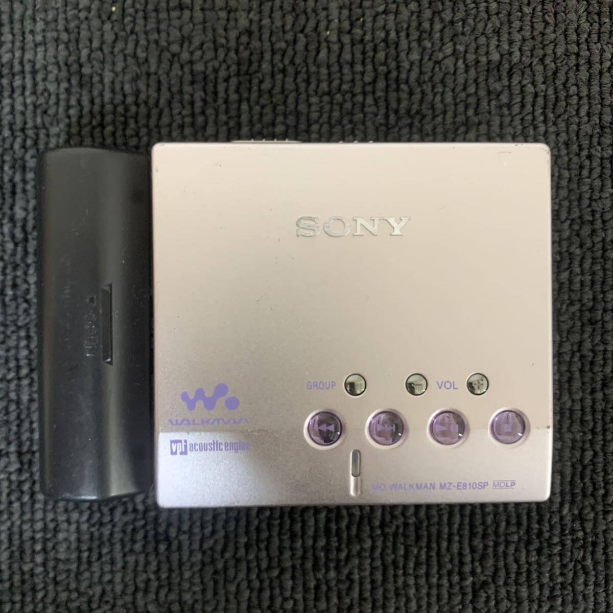 SONY MD WALKMAN ソニー MDウォークマン MZ-E810SP ポータブルMDプレーヤー