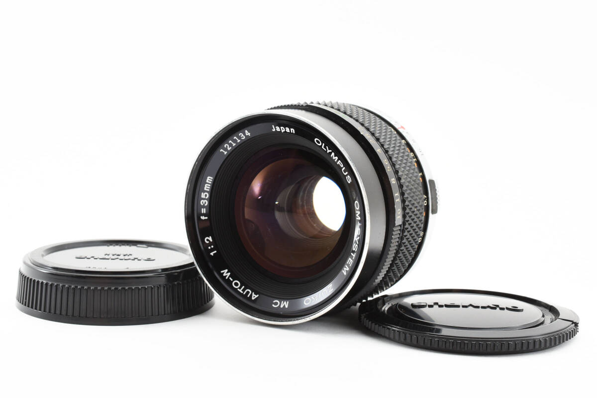 【並品】オリンパス OLYMPUS OM-System Zuiko MC Auto-W 35mm f/2 Wide Angle MF Lens マニュアルフォーカス 8405