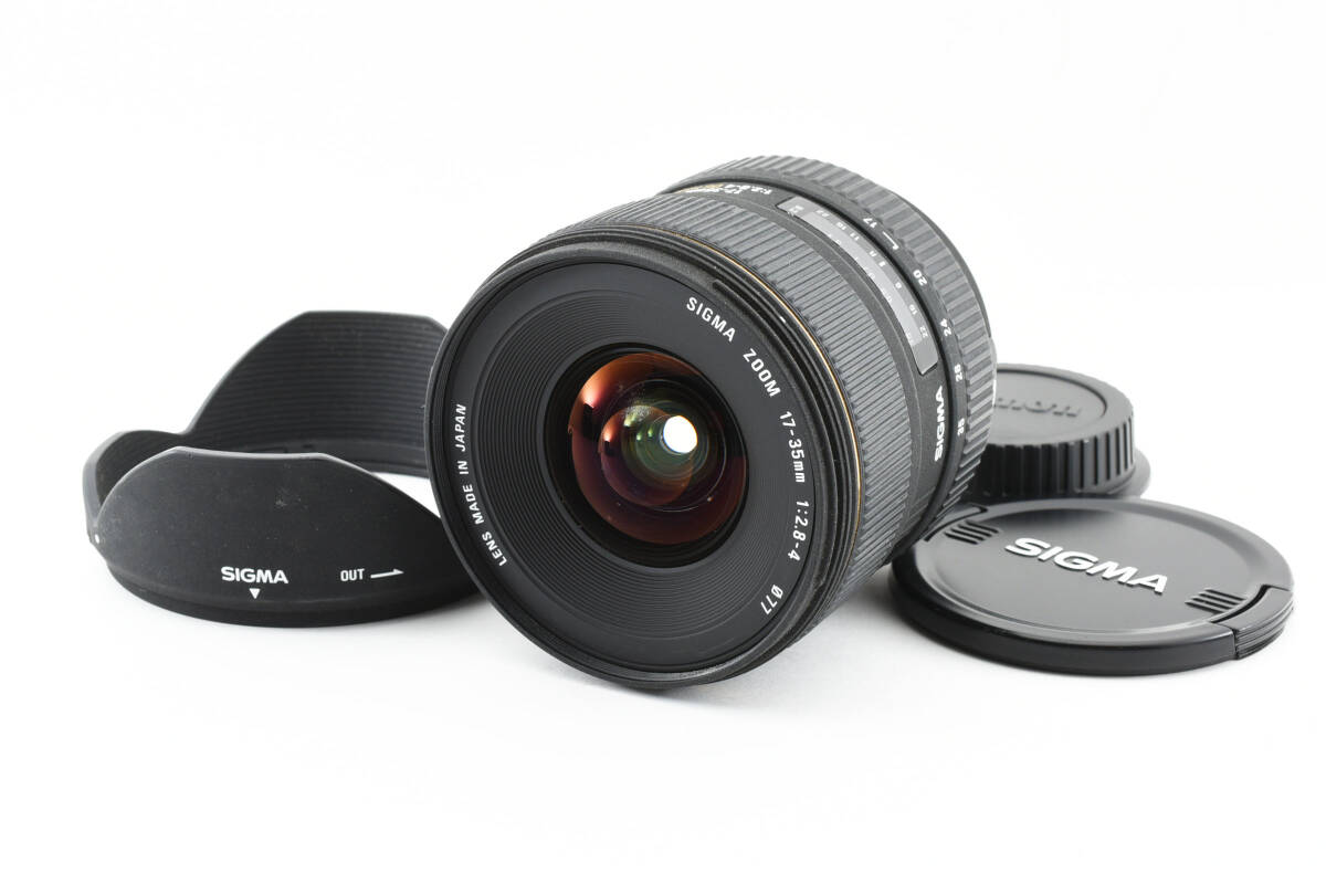 【並品】キャノン用 Sigma EX 17-35mm F/2.8-4 DG HSM Wide Angle Zoom Lens for canon オートフォーカス 5807_画像1