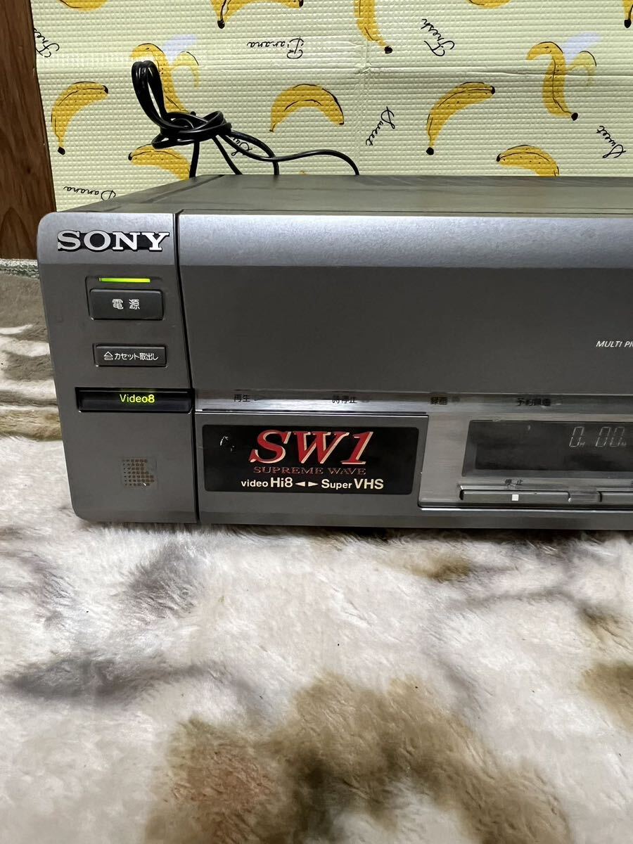 SONY ソニー WV-SW1 Hi8/S-VHSビデオデッキ プレーヤー/レコーダー●現状品_画像4