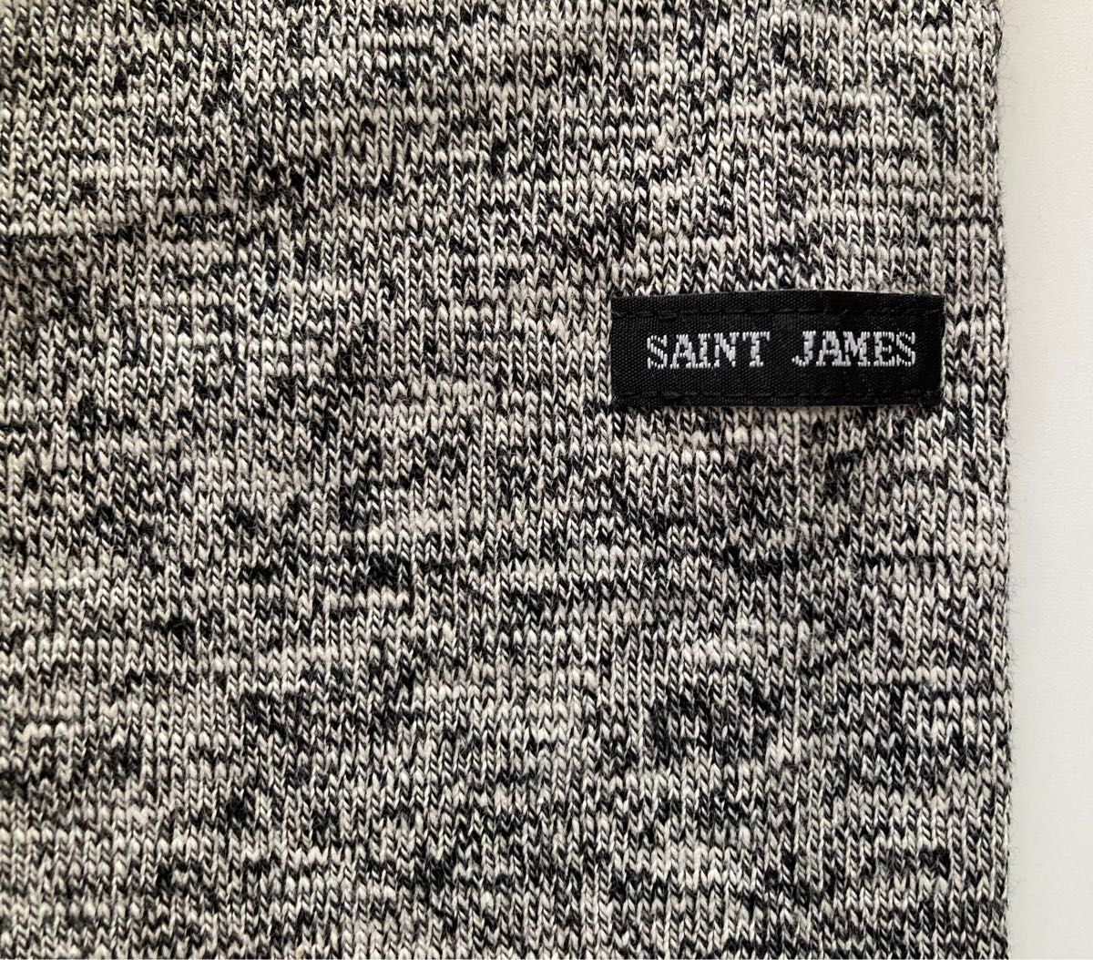 SAINT JAMES ウエッソン “ミックス杢素材” 4 霜降りブラック 新品タグ付き