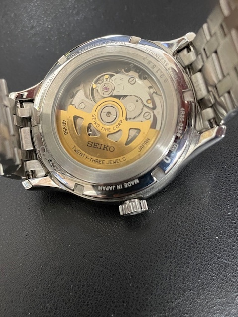 【U10600】 SEIKO PRESAGEメンズ腕時計　4R35-02S0 稼働品 　自動巻き セイコー　プレサージュ_画像5