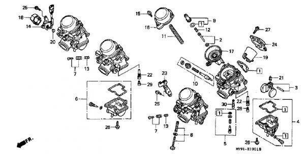 NC31 純正 フューエルセンサー Oリング CB400SF スーパーフォア NC36 CB400Four MC10 CBX250RS MC12 CBX250S JC09 CB125J JC11 CBX125 .mc7の画像5