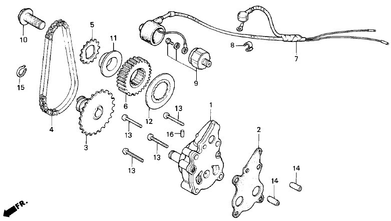 CB250T 純正 ニュートラルスイッチ CB400T HAWK Ⅱ ホーク２ CB400N スーパーホークⅢ MC03 ワッシャー MC04 CM250T NC01 CM400T CX400.413の画像4