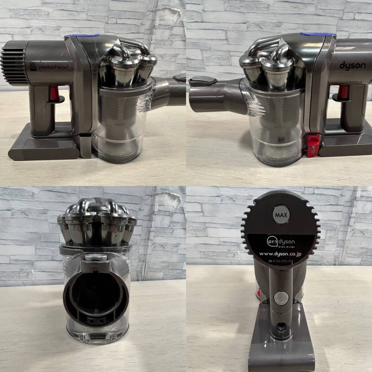 分解清掃済み 中古 現状品 Dyson ダイソン コードレス クリーナーコードレス 掃除機 ハンディクリーナー DC45_画像2