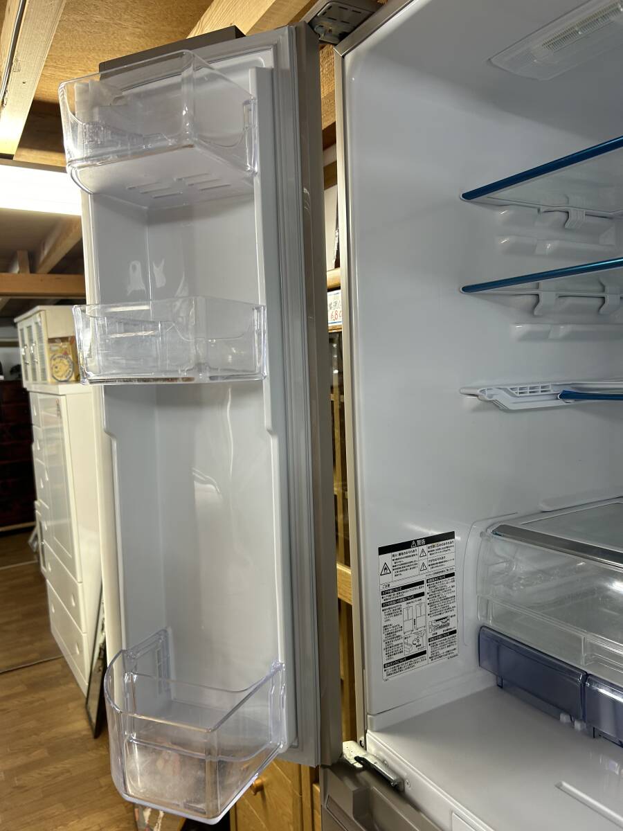 三菱冷蔵庫 大型冷蔵庫 6枚ドア MR-WX47C-F 置けるスマート大容量 2018年製 中古美品の画像4