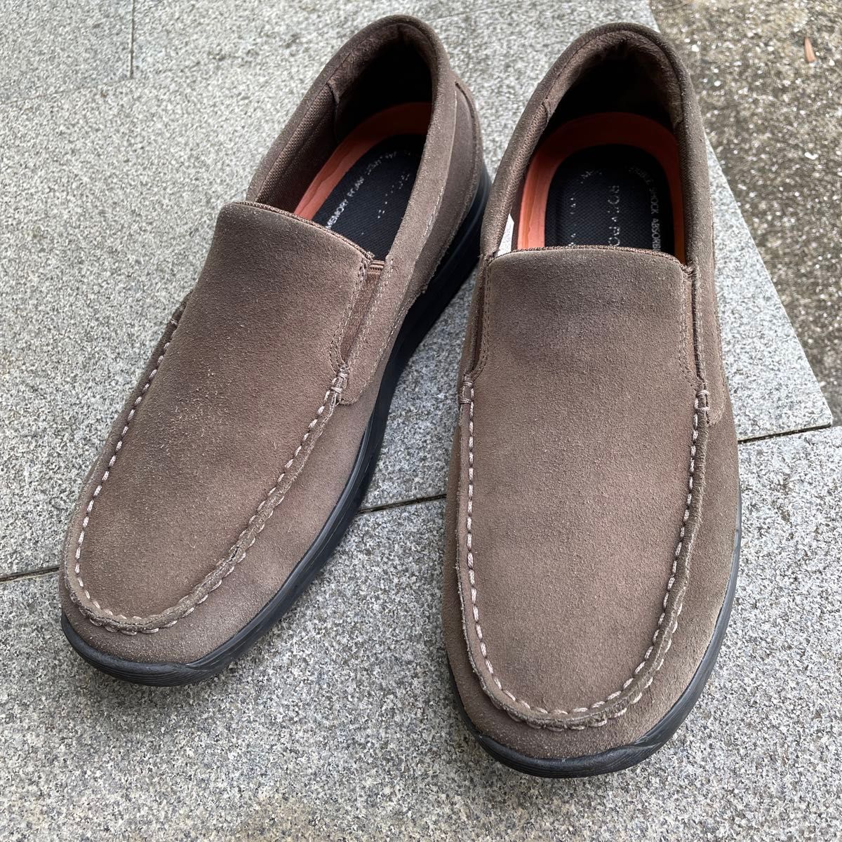 ★ROCKPORT ロックポート スエード スリッポン 26.0cm