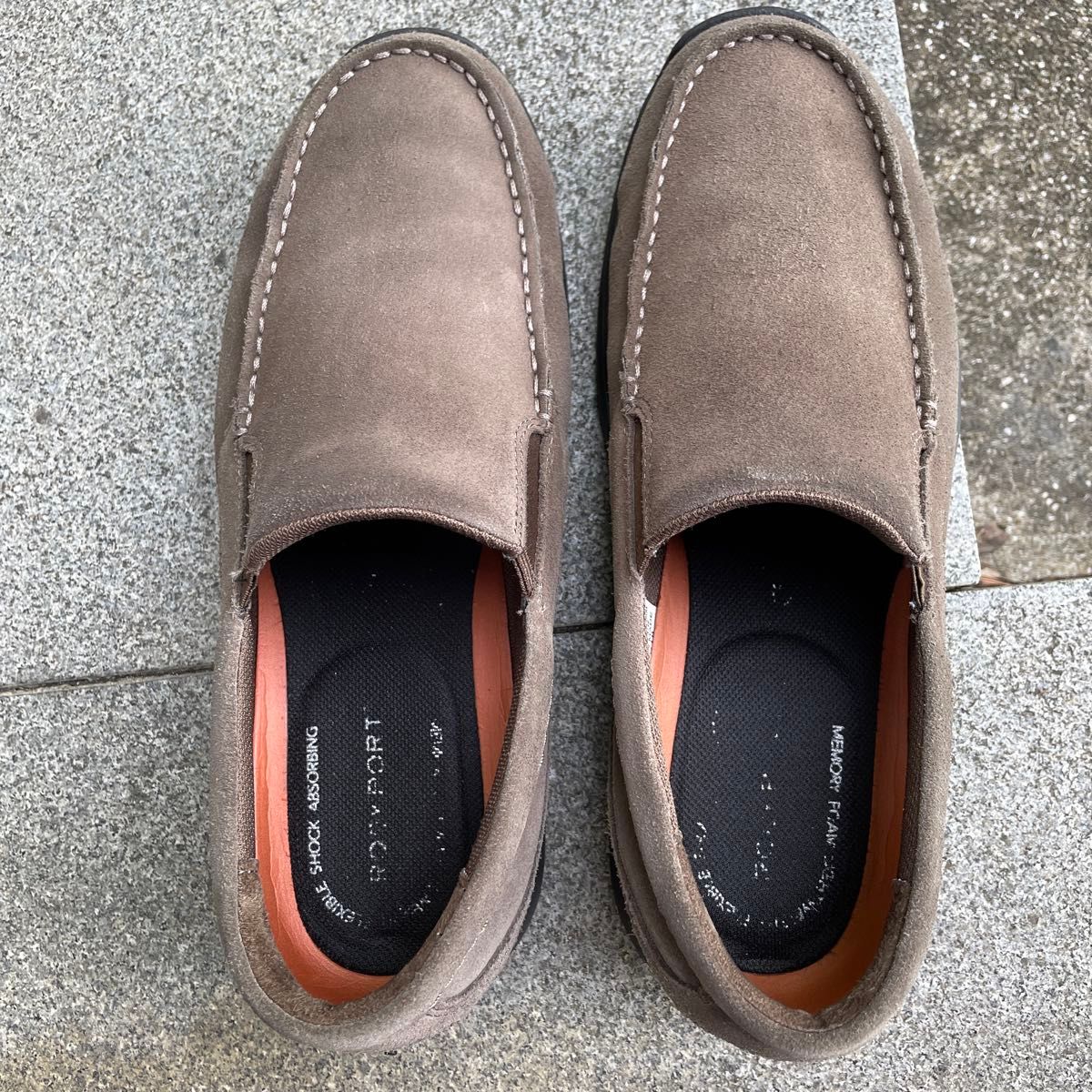 ★ROCKPORT ロックポート スエード スリッポン 26.0cm