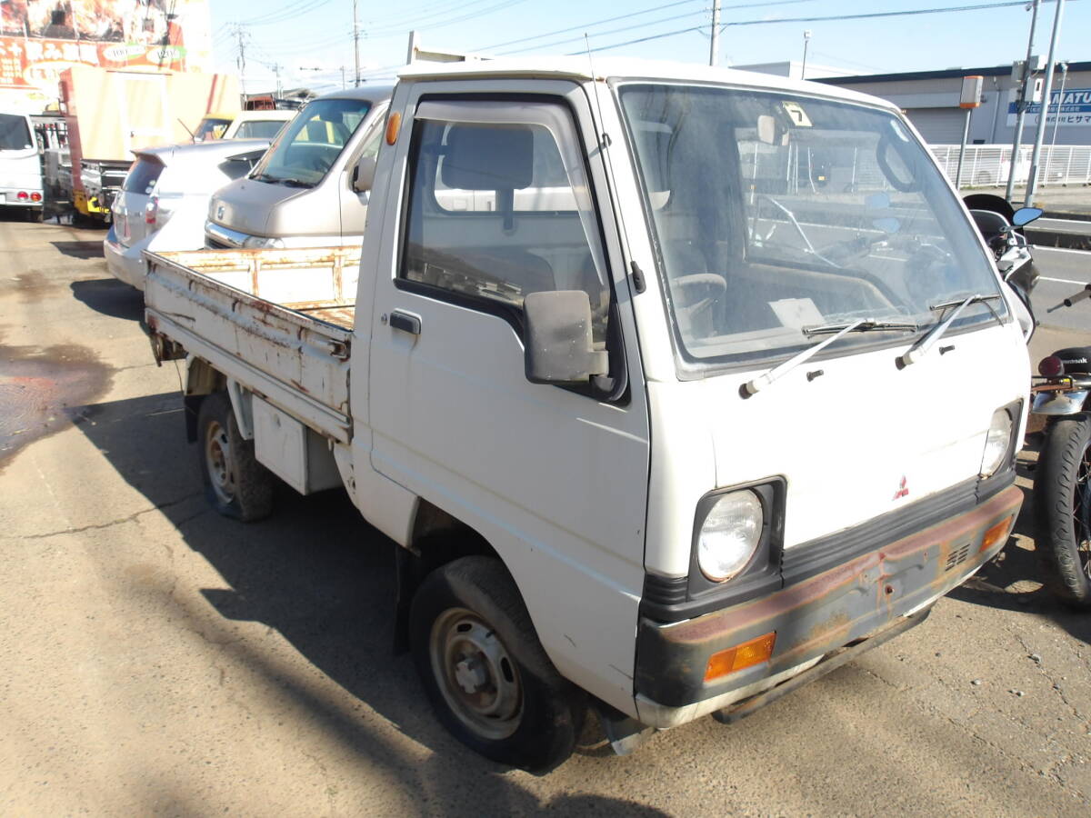 [3752] part removing car Mitsubishi MMC Minicab Truck supercharger? mileage 43218km( meter reading ) immovable car without document Saitama from!