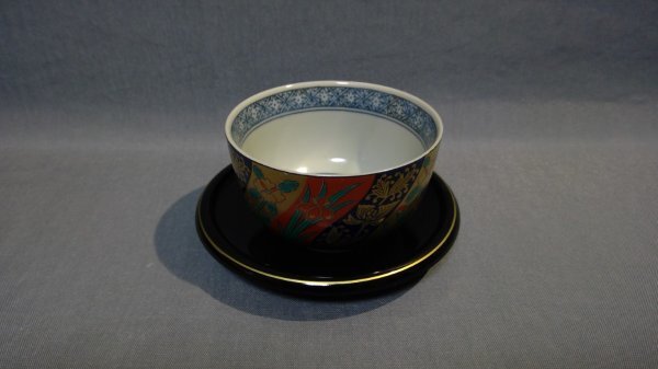 【工芸品】 【80サイズ】 ≪伊万里≫　茶托付 煎茶揃 5客 湯呑272050025a2b797_画像2