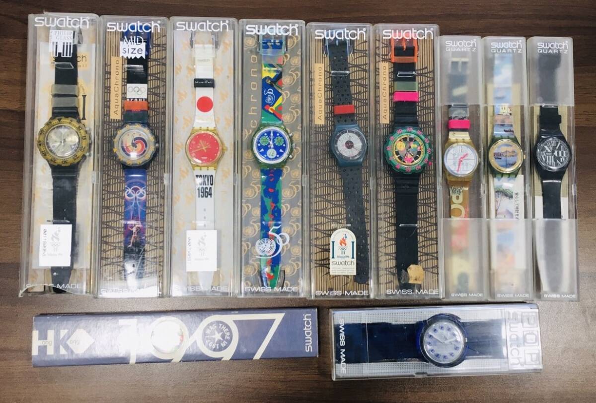 【9032】スウォッチ まとめ swatch オリンピック 腕時計 ケース付きの画像1