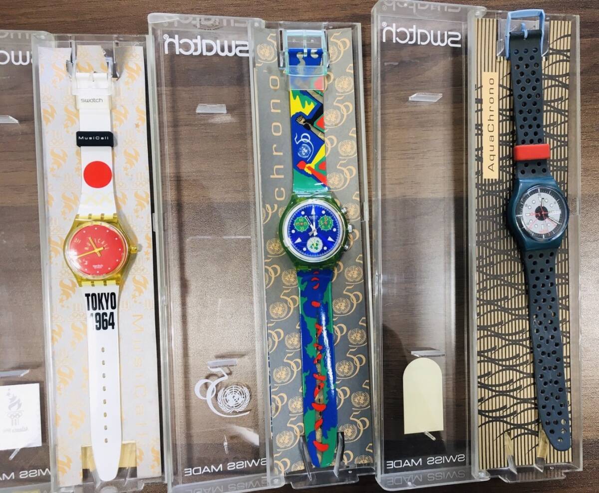 【9032】スウォッチ まとめ swatch オリンピック 腕時計 ケース付きの画像4