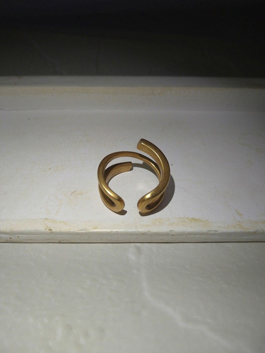 〈試着のみ〉セットリング　指輪　マットゴールド　Juno　ファッションリング　定価2750円