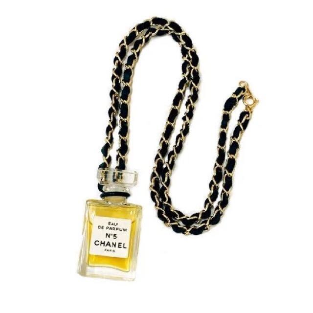 シャネル　正規品　CHANEL 香水ネックレス　ヴィンテージ　No5 ミニボトル レア　ペンダント_画像1