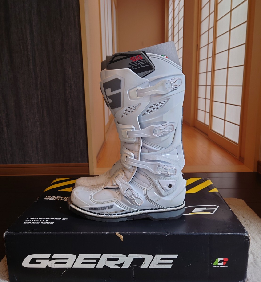 ガエルネ GAERNE SG22 新型ブーツ 最上級グレード オフロード モトクロス エンデューロ ブーツ WHITE_画像4