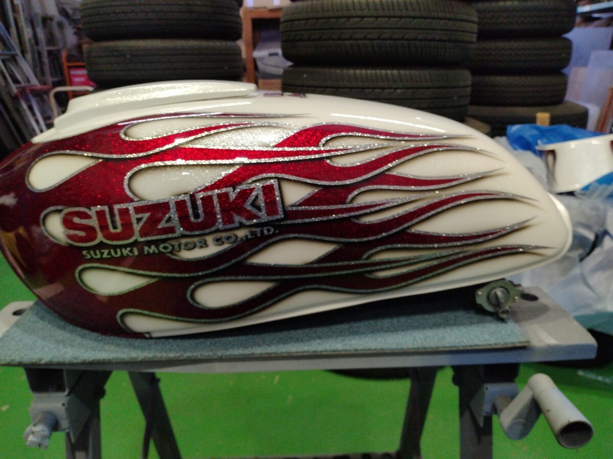 SUZUKI GS400外装セット品 ペイントWING制作_画像3