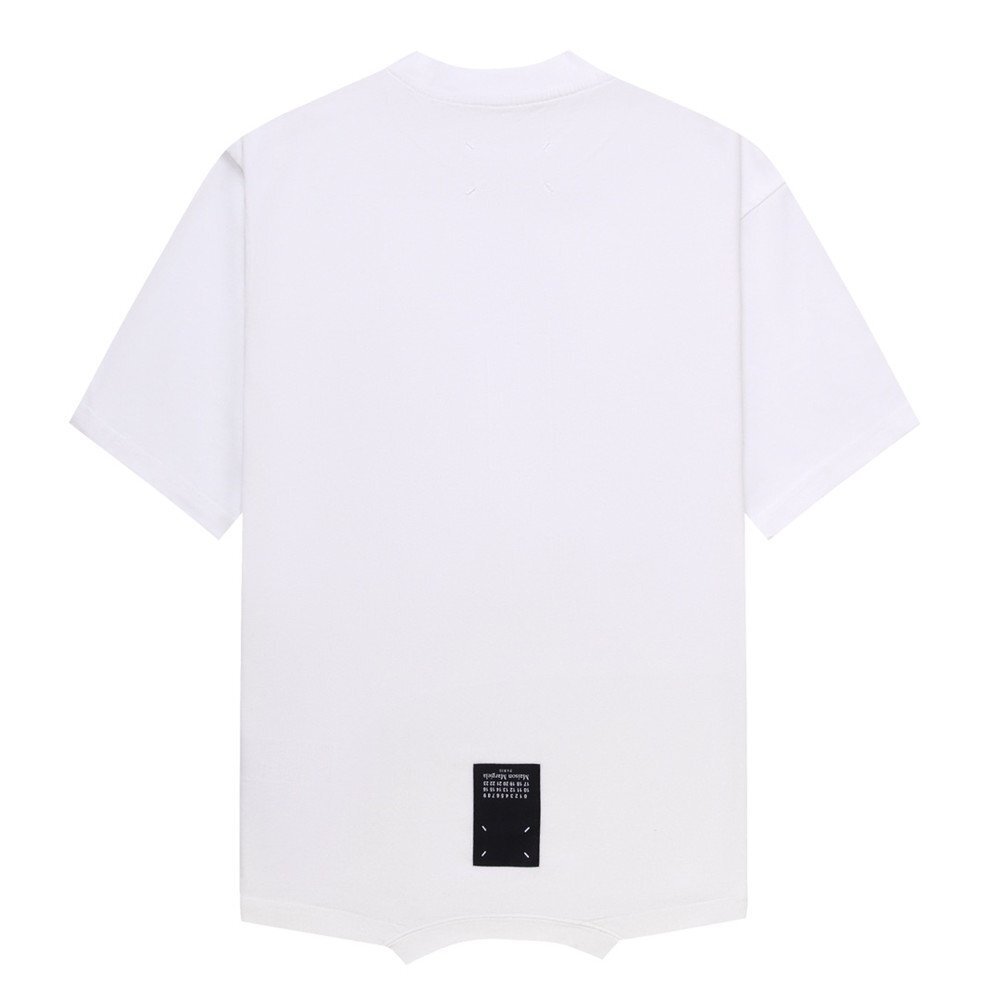 Maison Margiela / メゾンマルジェラ 半袖 ｔシャツ メンズ レディース 白 真ん中 数字ロゴ 簡約 おしゃれ 夏 t-shirt コットン トップス 4_画像2