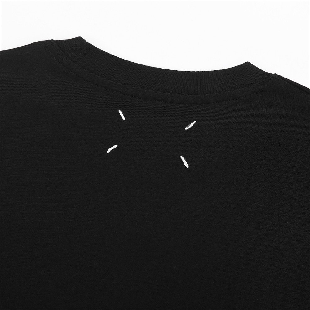 メゾンマルジェラ Maison Margiela tシャツ 半袖 黒 メンズ レディース 胸ポケット ナンバリングロゴ おしゃれ 簡約 トップス ファッションの画像8
