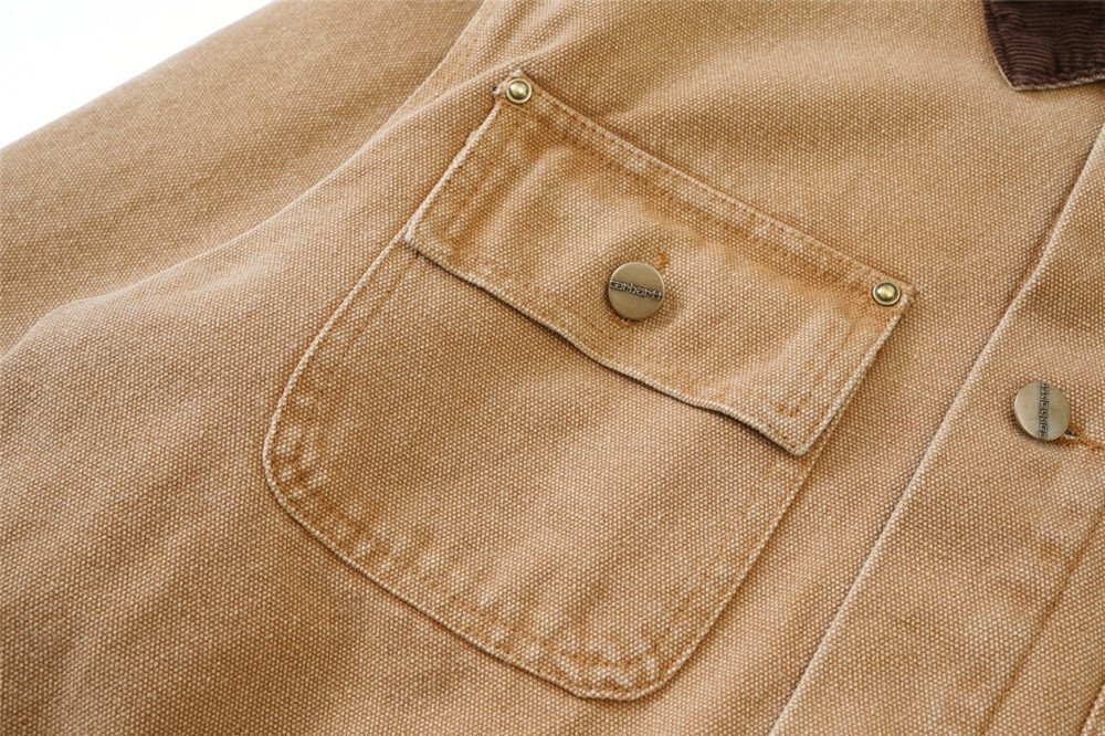 CARHARTT カーハート デトロイトジャケット ヴィンテージ メンズ ジャケット キャンバスジャケット 秋冬 Lサイズ_画像7