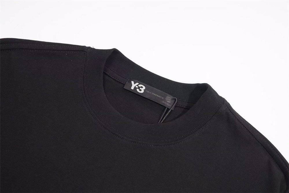 Y-3 YOHJI YAMAMOTO 半袖 Tシャツ ブラック カジュアル t-shirt 男女兼用 カットソー コットン ヨウジヤマモト Lサイズ_画像4