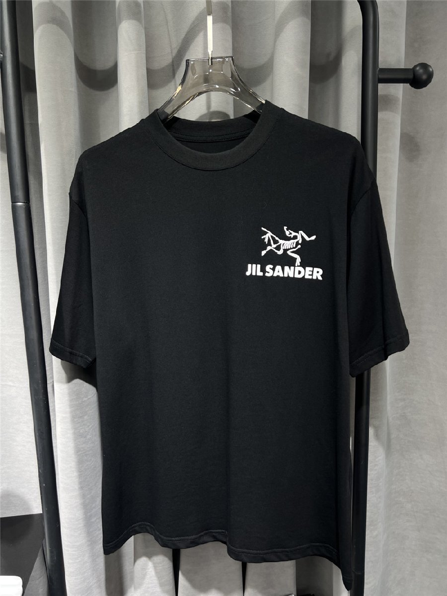 【ジルサンダー】×【アークテリクス】メンズ レディース 半袖Tシャツ ARC‘TERYX jil sander ブラック カットソー XLサイズ_画像3