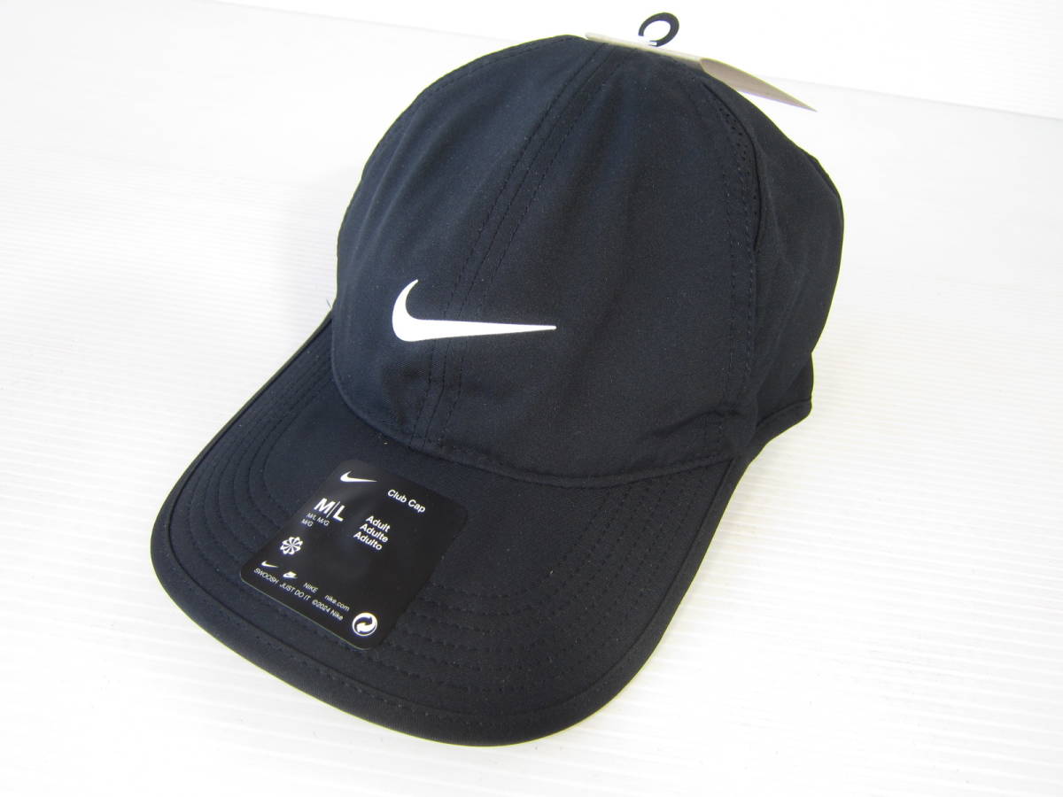  new goods * Nike nike cap M~L hat black black running jo silver g marathon walking training Golf / visor free 