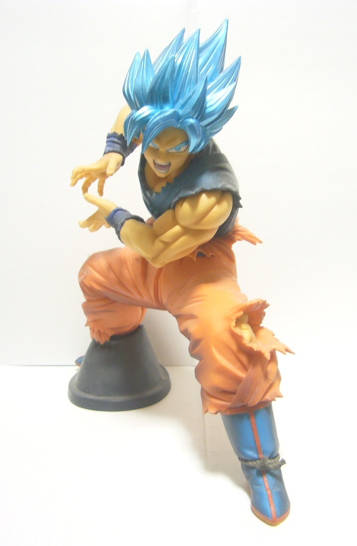 MAXIMATIC THE SON GOKU II 超サイヤ人ゴッド超サイヤ人孫悟空 ドラゴンボール超 MASTERLISEサイズ バンプレスト 鳥山明 巨大フィギュア_画像6