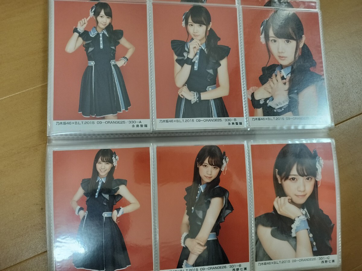  Nogizaka 46 life photograph full comp BLT sun knock stage costume all member comp all 108 sheets 