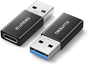 ELUTENG USB Type-C 変換アダプタ USB Type C (メス) to USB 3.0 (オス) 2個セット 変_画像1