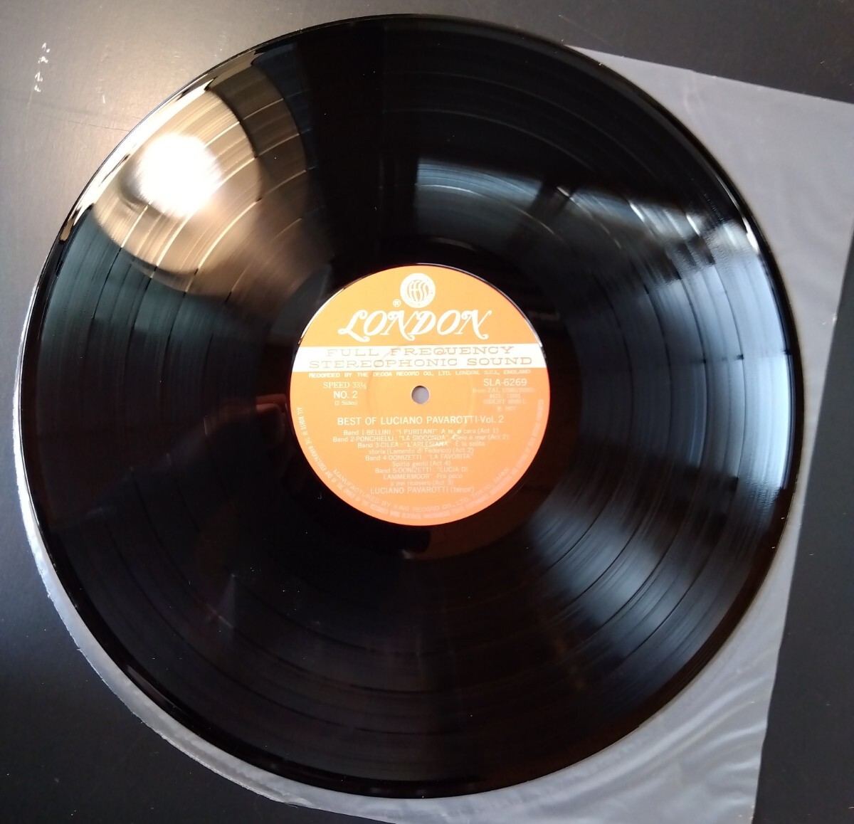 LP　ベスト・オブ・ルチアーノ パヴァロッティ第二集　オペラ アリア リサイタル　レコード　sla6269_画像6