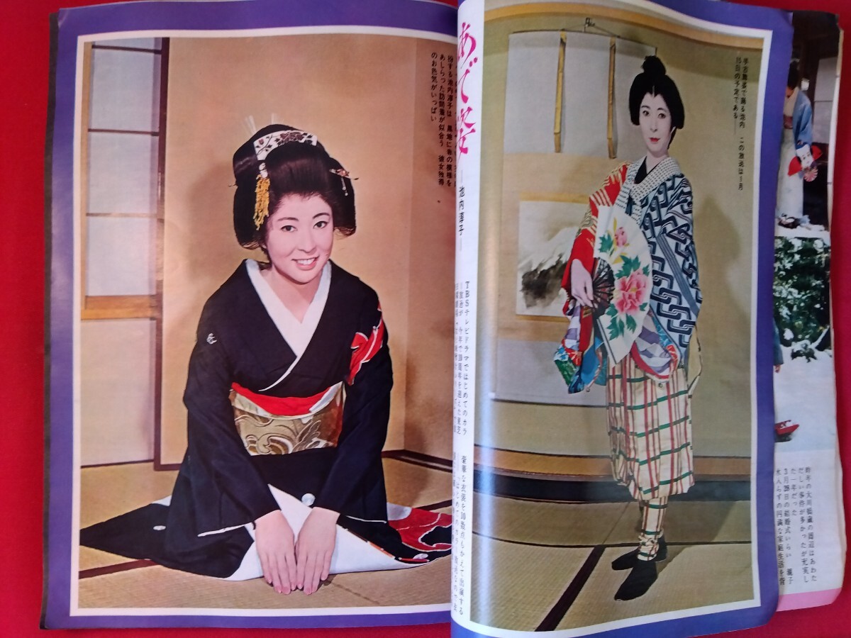 週刊平凡1967.1.19はばたけ20歳（美川憲一、西郷輝彦、倍賞美津子他）日劇満員　橋幸夫、舟木一夫、青江三奈、美空ひばり_画像4