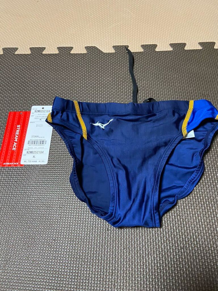 ミズノMIZUNO 競泳水着 競パン ストリームエース N2MB252184 サイズXL 箱付き_画像1