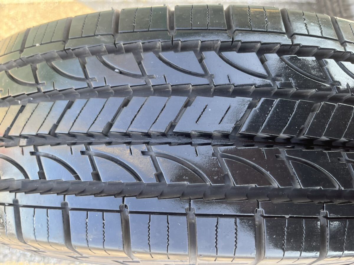 ハイエース ホワイトレター ホイールタイヤセット【195/80R15】6穴 2022年製 ヨコハマGEOLANDER H/T 4本 美品 トヨタ 純正 キャラバン_画像8