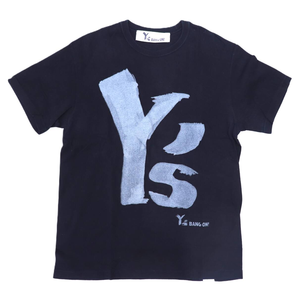 Y's BANG ON! 久米繊維 半袖Tシャツ 2 コットン BLK YA-T32-052_画像1