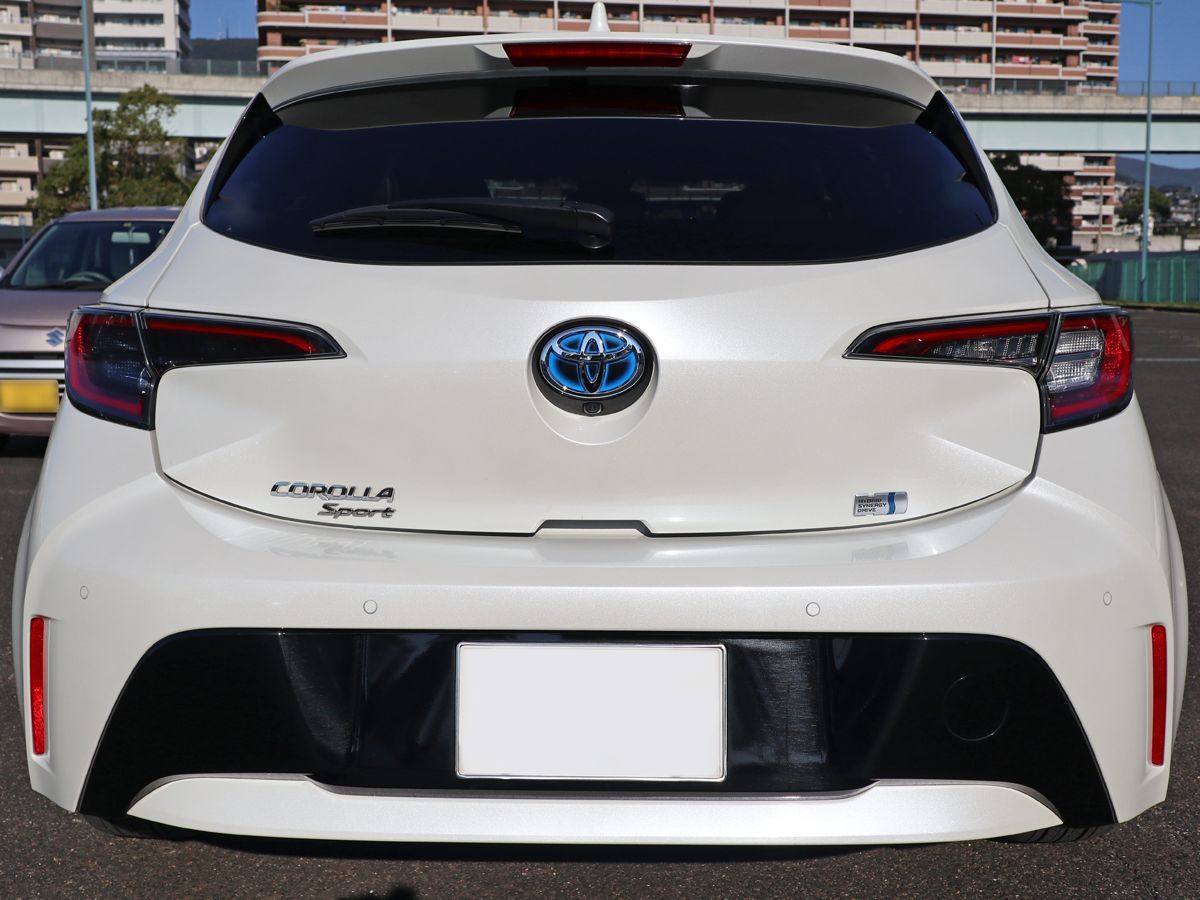 Tint+ cut . tail lamp smoke film (Type2: winker / backing lamp part only ..) Corolla sport NRE210H/NRE214H/ZWE211H