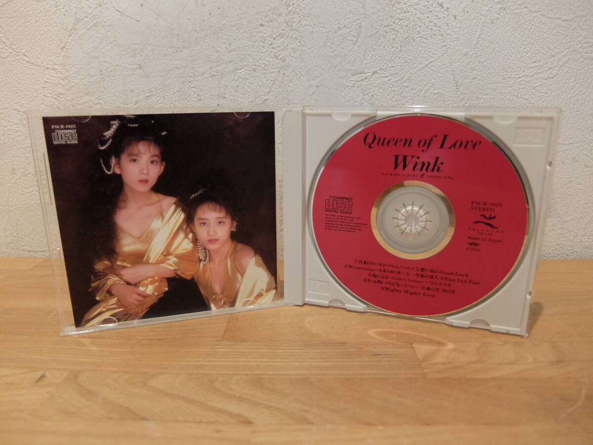 CD Wink Queen of Love 中古_画像3