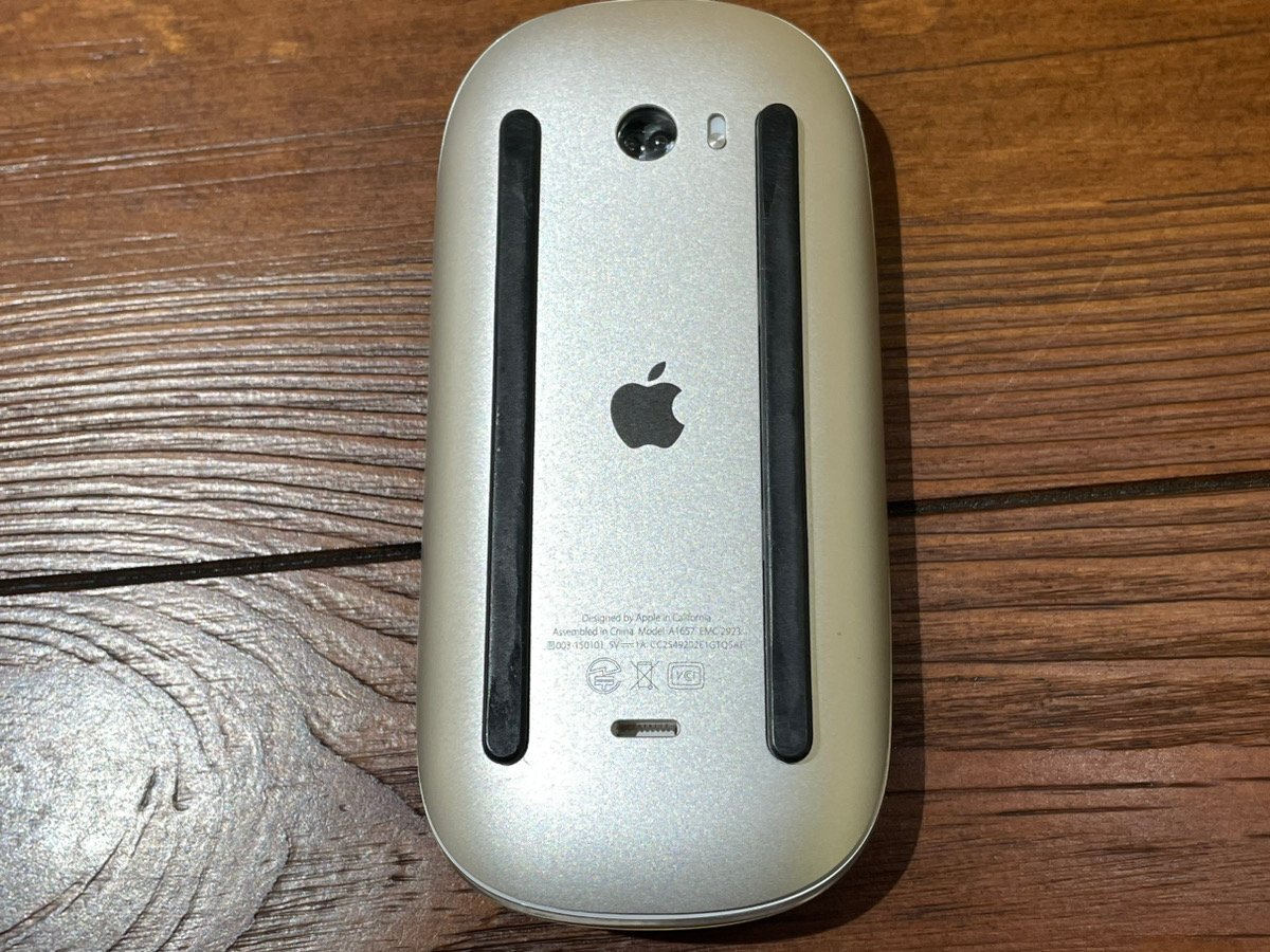 【中古】Apple Majic Mouse2 A1657 ワイヤレスマウス Bluetooth MacBook Air Pro マジックマウスの画像4