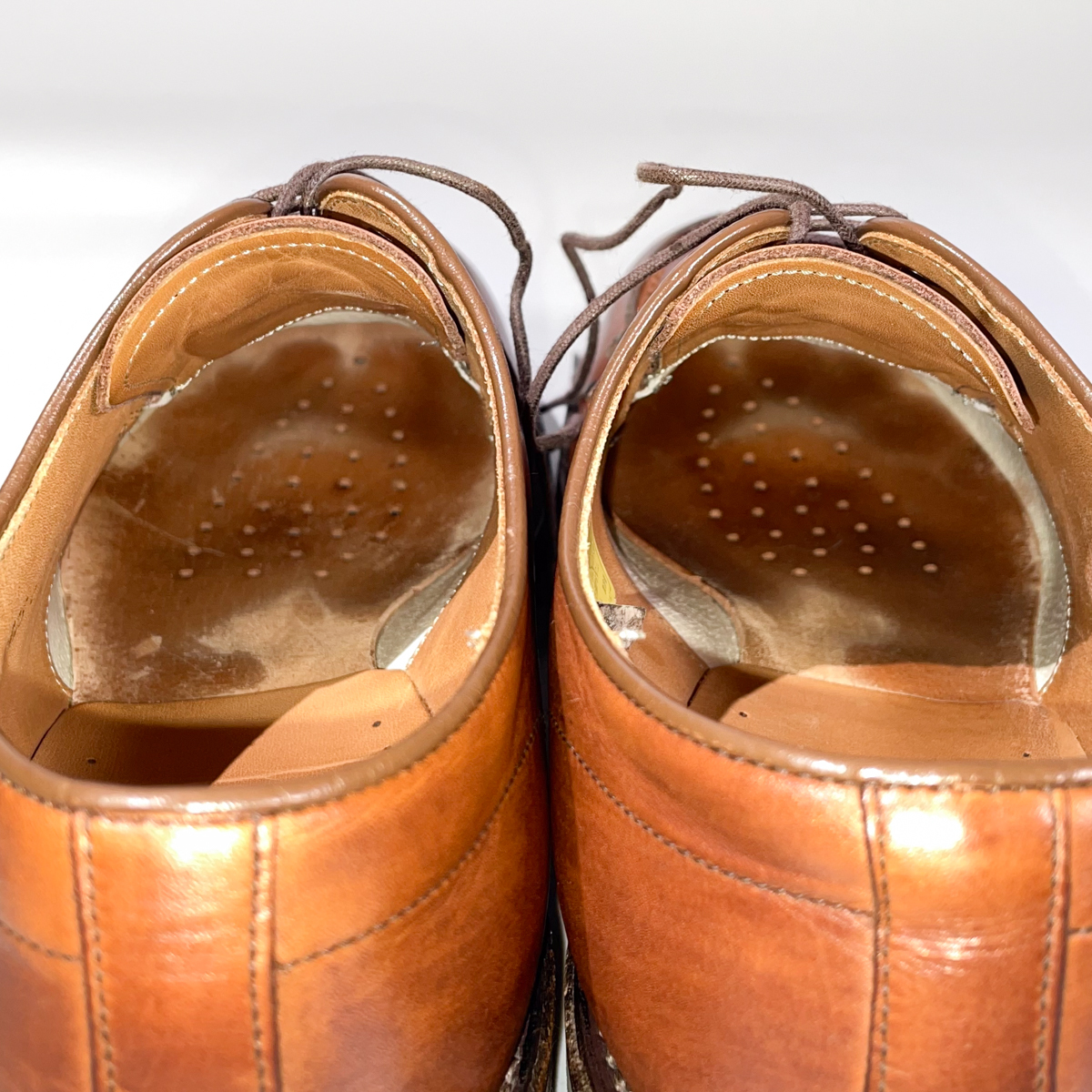 即決 REGAL リーガル Uチップ 外羽根式 ブラウン 茶色 メンズ 本革 レザー 革靴 25cm ビジネスシューズ 紳士靴 フォーマル A1896_画像9