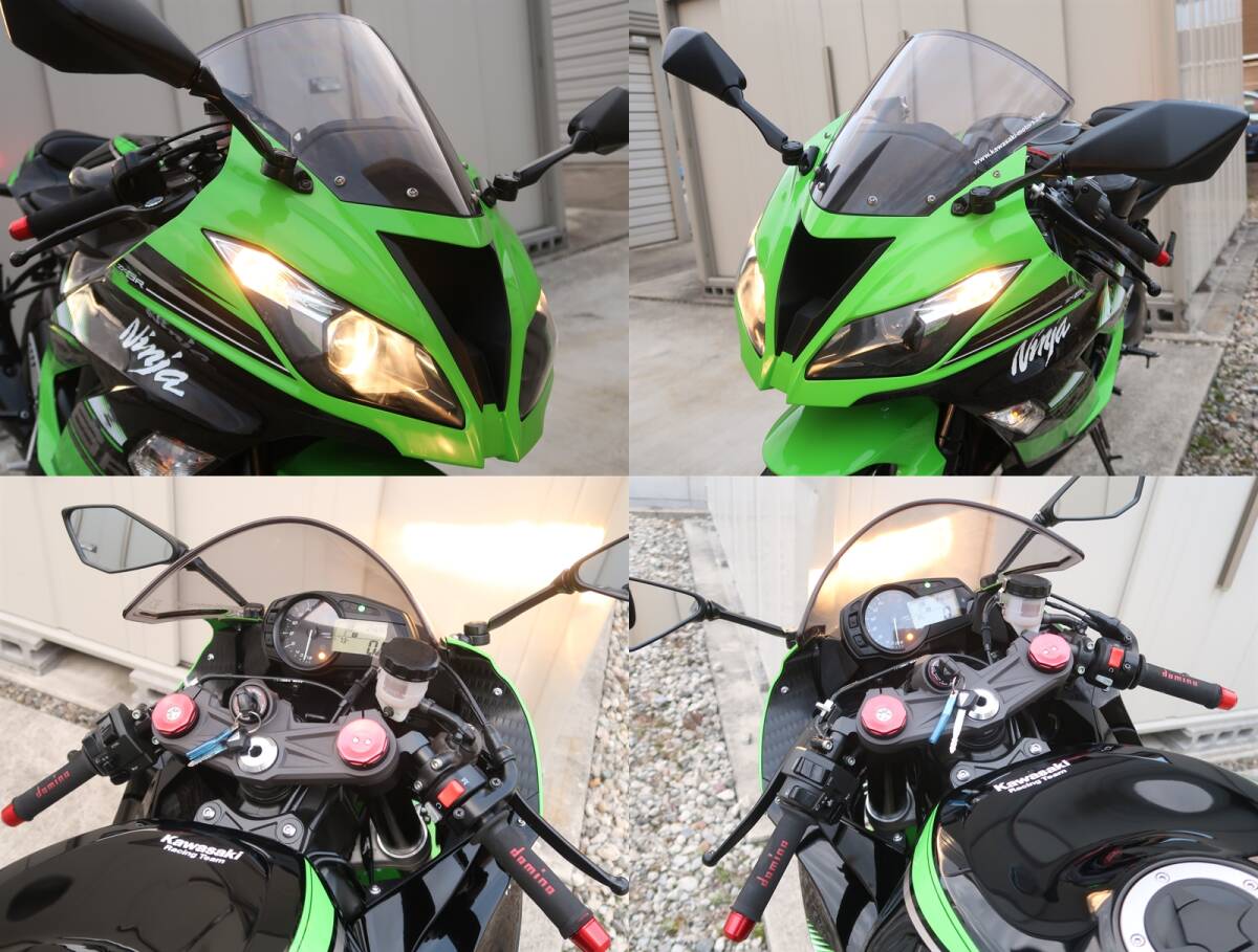 愛知全国配送【カワサキ NINJA ZX-6R ABS 2016年 KRTカラー 1オーナー】ZX636F トラコンパワーモード試運済・動画・複数写真の画像7