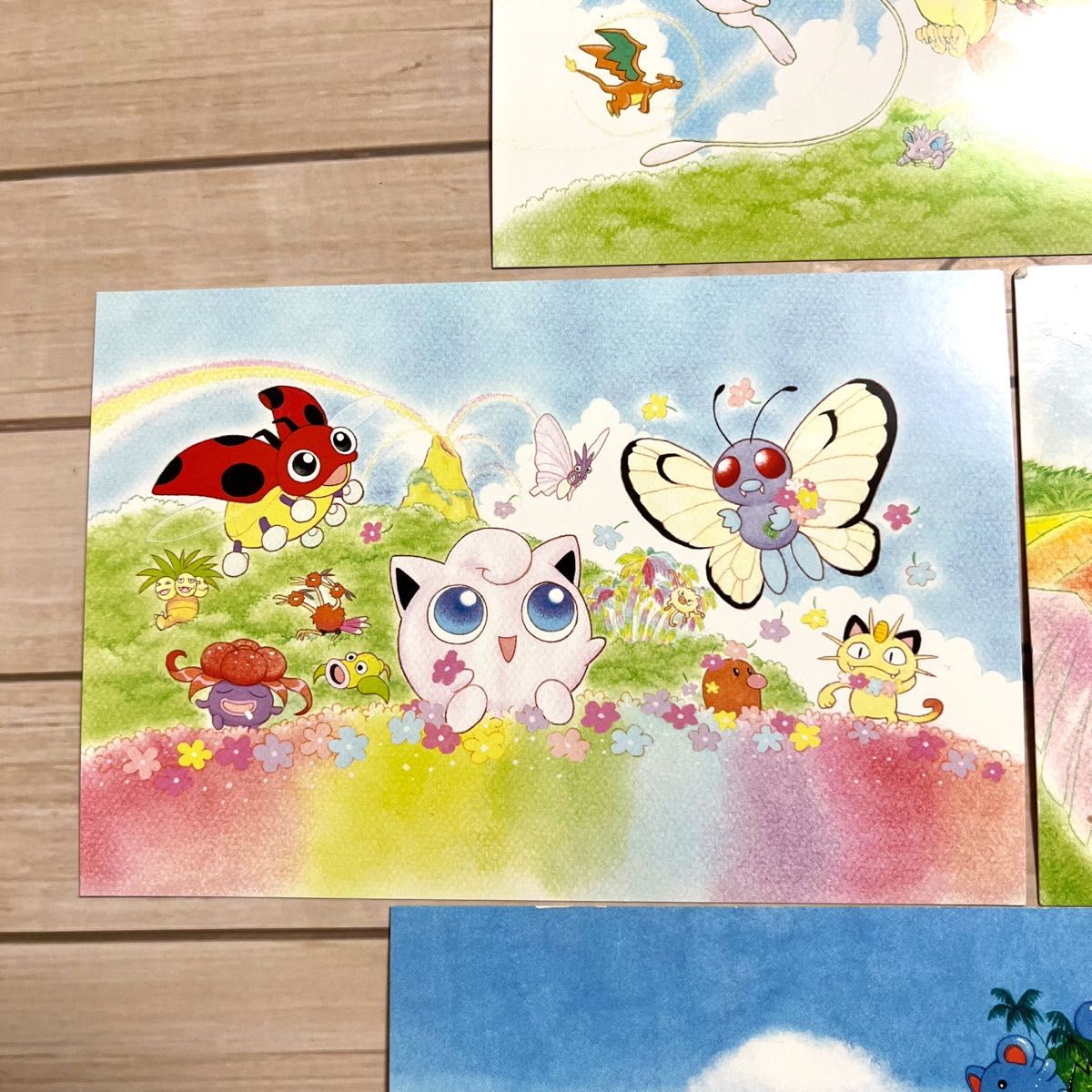 レア 旧裏 ポケモン サザンアイランド ポストカード 4枚セット レア 旧裏 ポケモン サザンアイランド ポストカード 4枚セット