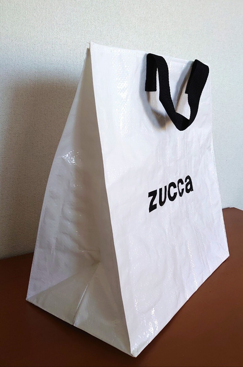 新品未使用【正規店 アメニティ】zucca ズッカ ショップバッグ ショッパー エコバッグ レジャーバッグ即決！早い者勝ち！サブバッグ_画像1