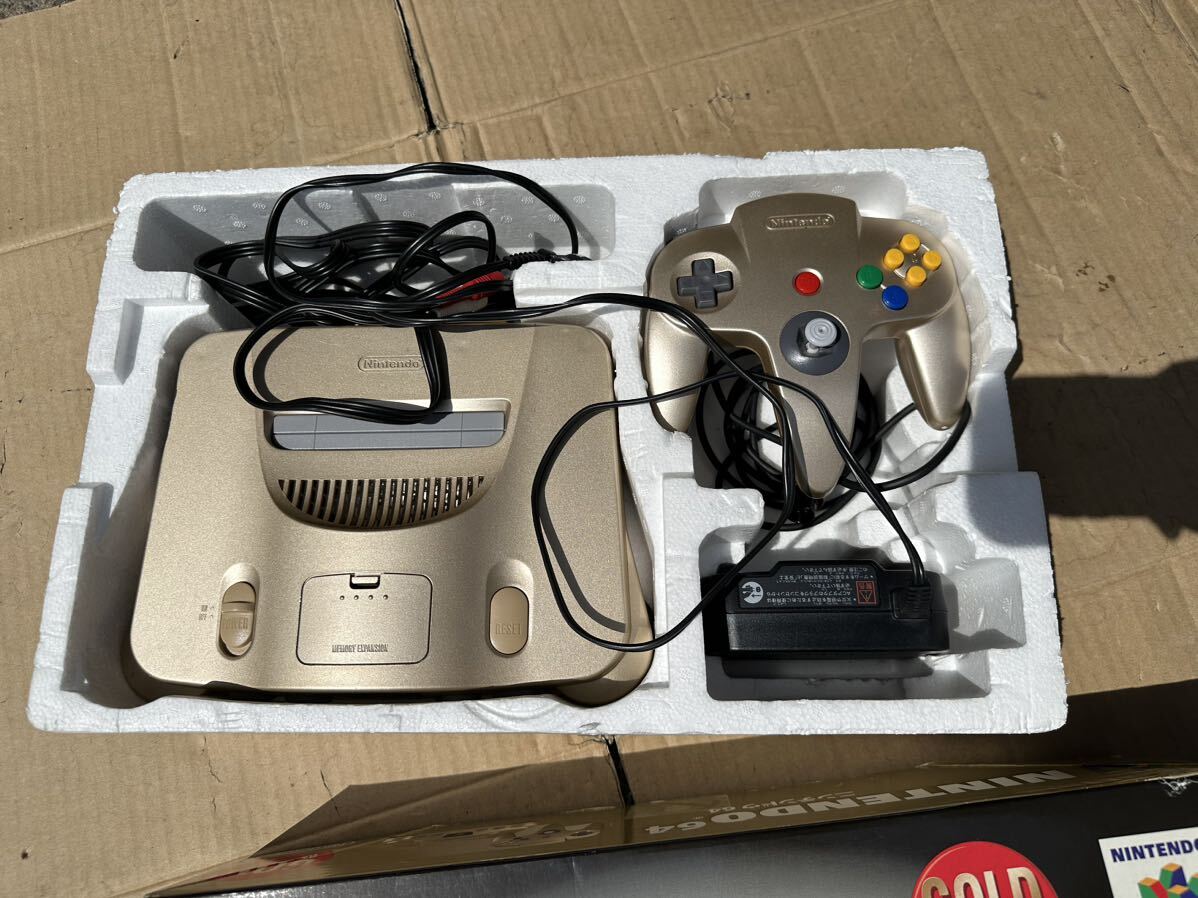 Nintendo 任天堂 64 ゴールド 中古現状品の画像2