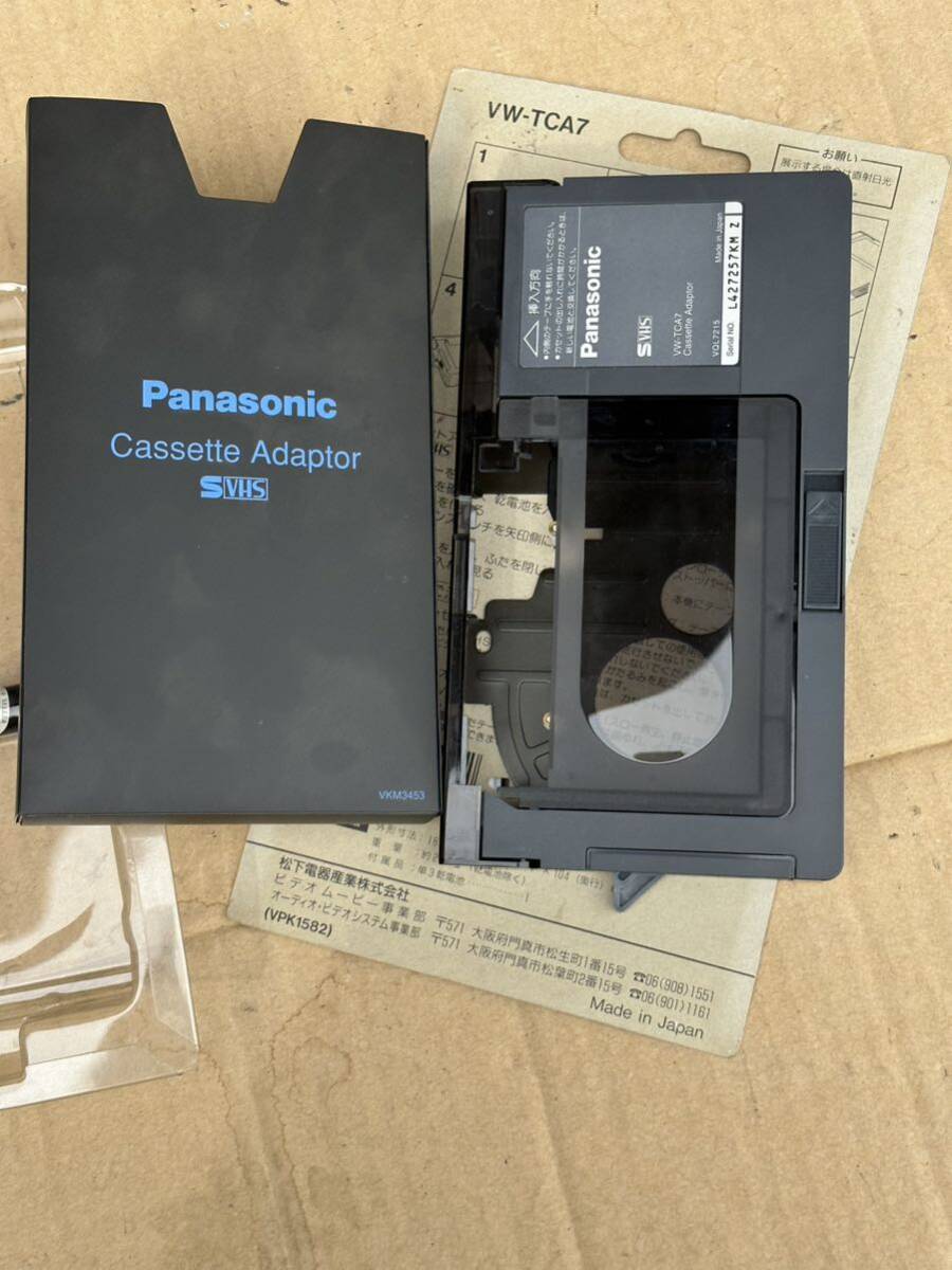 Panasonic パナソニックCassette Adaptor/カセットアダプター/VW-TCA7 動作未確認 ジャンクの画像3