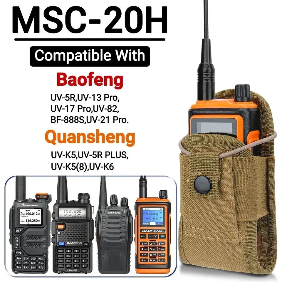 UV-5R、UV-K5、その他のトランシーバー用のホルダー