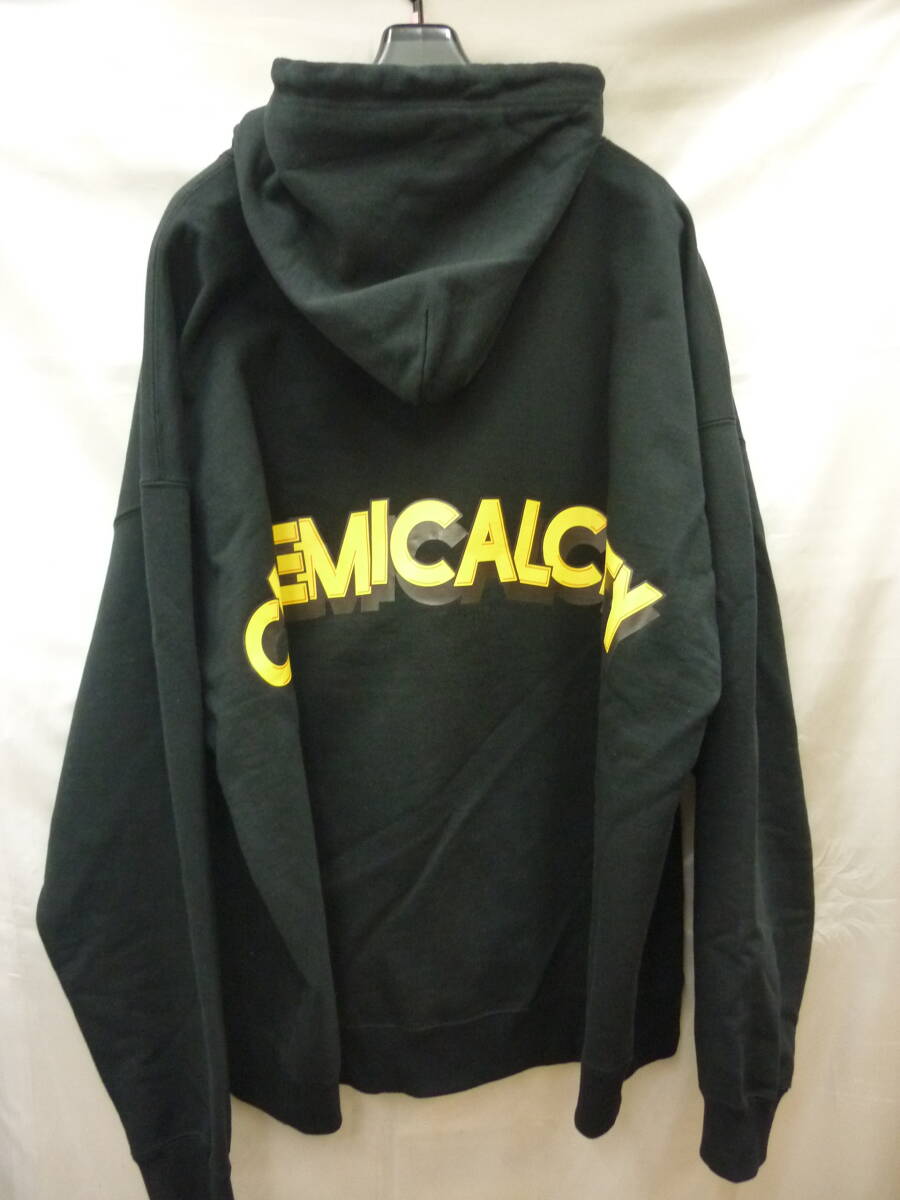 ZAC VARGAS ザックバルガス chemicalcity HOODIE フーディー パーカー ブラック 黒 ヴィンテージ加工（95）a