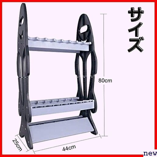 新品★ Croch プラスチック 16本立て 組立式 ロッドホルダー 釣り竿 ロッドスタンド 34_画像2